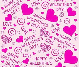 矢量素材可爱桃心背景