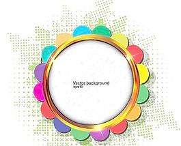 可爱剪纸贴图艺术矢量素材