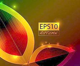 矢量光斑曲线创意图片素材