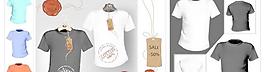 T-shirt矢量图