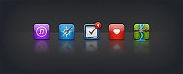 iOS图标psd素材