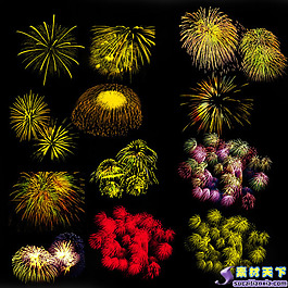 ps后期节日烟花psd源文件
