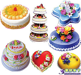 生日蛋糕psd源文件