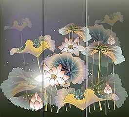 睡莲移门