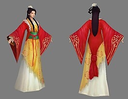 诛仙女角色模型