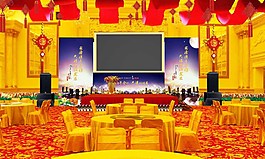 中秋节舞台效果图图片