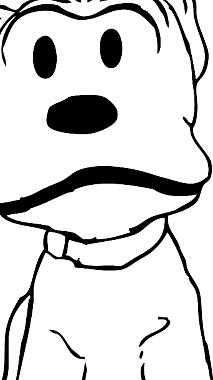 愤怒的狗矢量图形