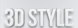 3D字