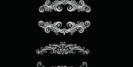 精美花纹笔刷图片