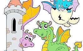 可爱的卡通龙图片