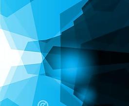 发光的蓝色背景矢量