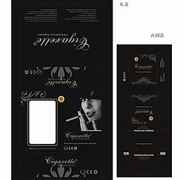 电子香烟礼盒 包装盒设计 创意 刀模图片