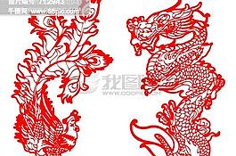 龙凤图案psd素材