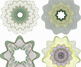 文凭证书防伪花纹设计图片