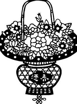 中国元素 年画 剪纸