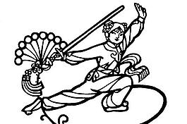 中国元素 年画 剪纸