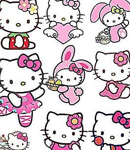 hello kitty卡通猫psd素材