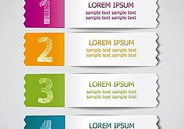 数字banner矢量素材