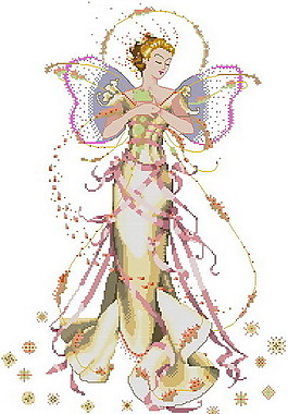 蝴蝶仙子十字绣