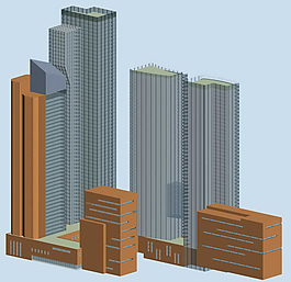 公共建筑办公楼3D模型