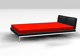 简约时尚的大床