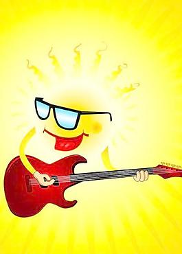 矢量卡通太阳创意图片