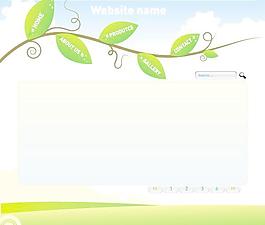 矢量绿色环保概念设计素材