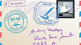 矢量复古信封素材图片