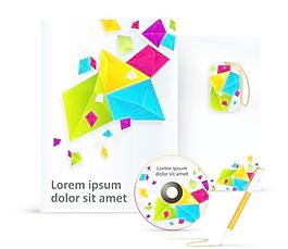 矢量科技时尚色彩商务背景