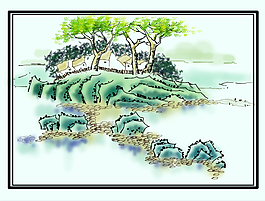国画山水大图