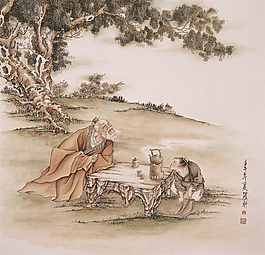 国画山水素材