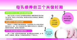 母乳喂养的三个关键时期