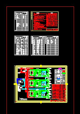 全套采暖热交换站设计施工图纸