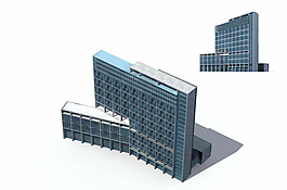 商业高层大厦3D模型