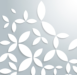 手绘花卉背景墙