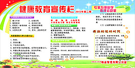 健康教育展板