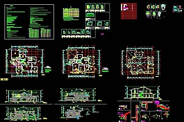 16套别墅设计方案图