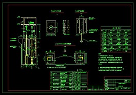 电站闸门详细CAD布置设计图