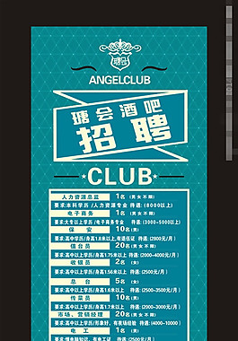 招聘海报素材
