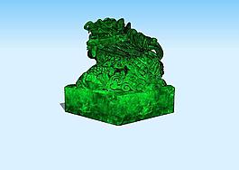 玉玺3D模型