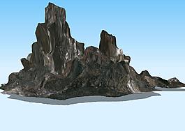景观石3D模型