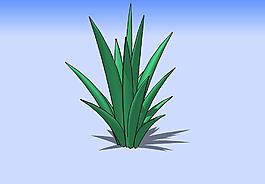 花草3D模型