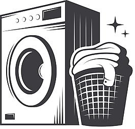 滚筒洗衣机矢量图