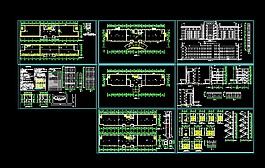 某办公楼建筑cad施工图纸dwg
