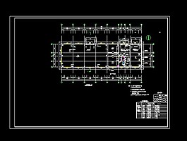 厂房建筑平面设计方案图纸dwg格式