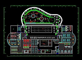 大型水疗城建筑设计cad平面施工图