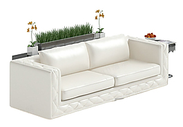 双人沙发3d模型