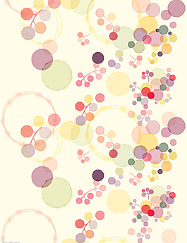 炫彩圆点矢量背景