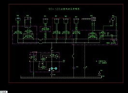 机铰式注塑机液压原理图