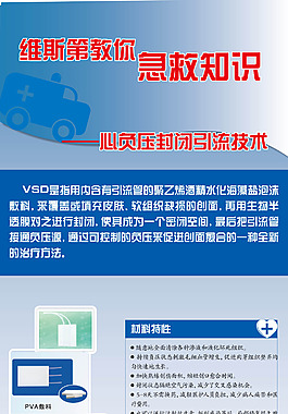 急救知识医疗知识易拉宝
